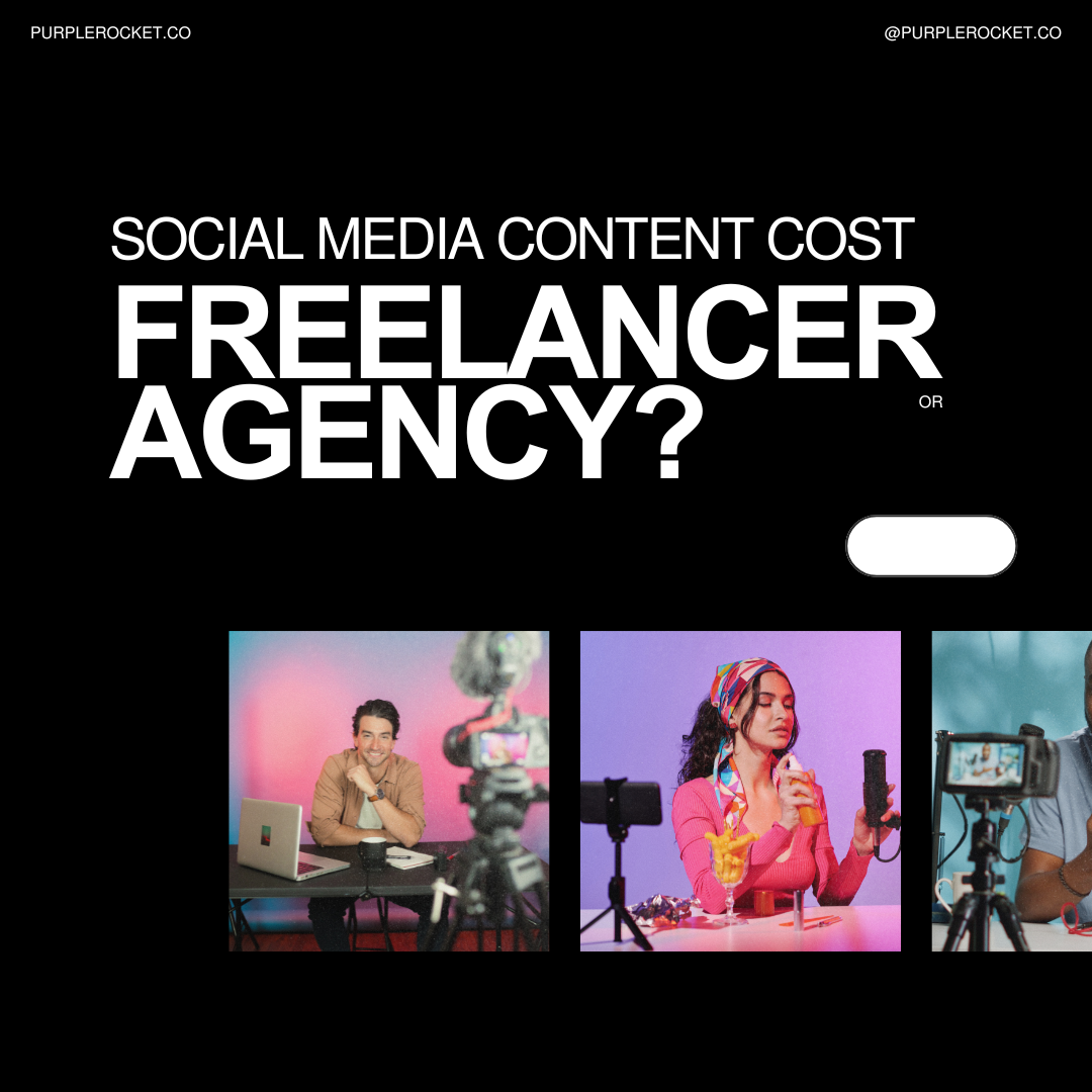 Social Media Content Costs! Freelancer vs. Agency pricing decoded