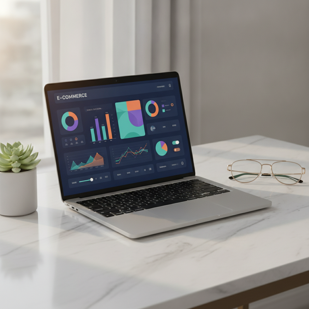 E-commerce Website Design Company in Kashmir An elegant e-commerce dashboard created by a premium Website Design Company in Kashmir.