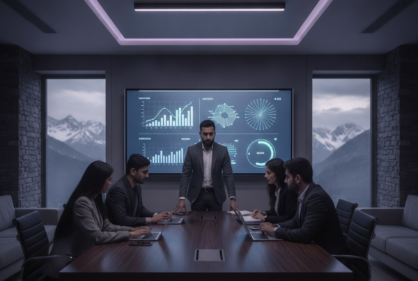 A professional SEO Agency in Kashmir mapping a localized digital marketing strategy