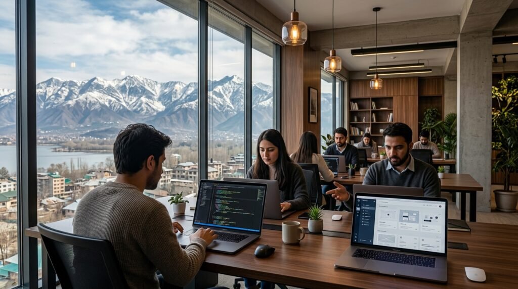 Best Web Development Comapny in Srinagar (2026) premium agency office setup