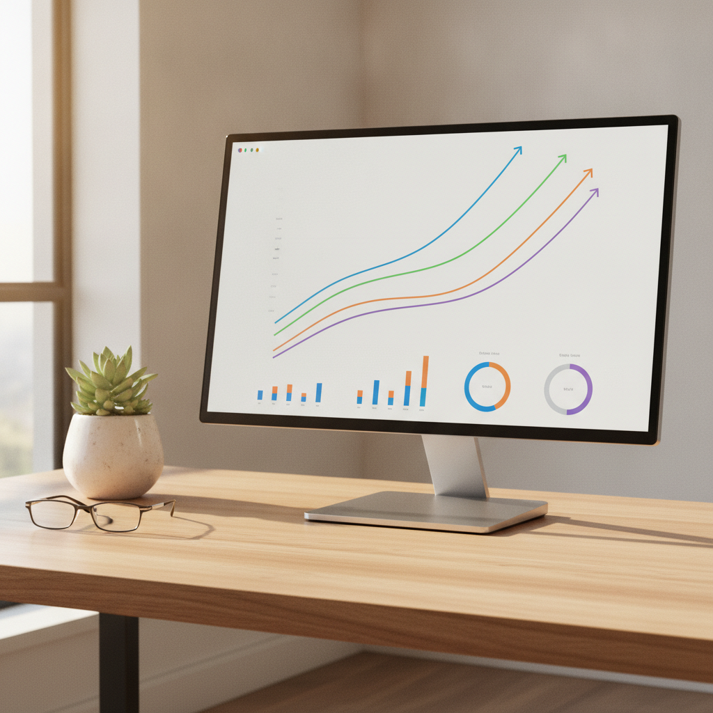 Search Engine Optimization Strategy SEO analytics dashboard managed by a Digital Marketing Company in Kashmir